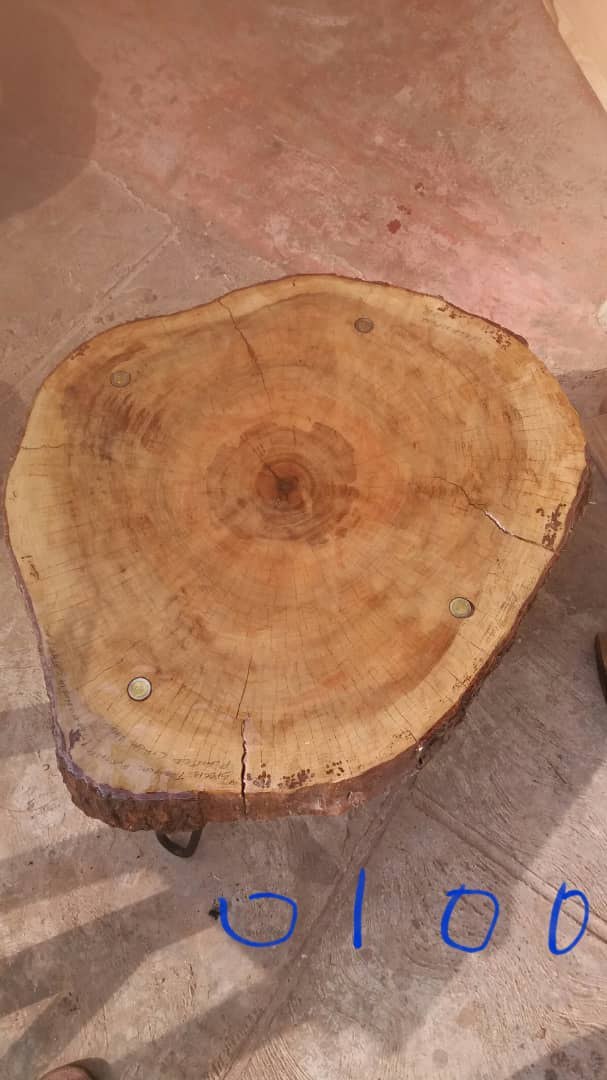Rustic Stool-25-ALM